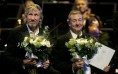 Roger Waters and Nick Mason seen at an event in 2008