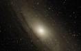 This bright image shows the Andromeda Galaxy, also known as M-31, as seen on the evening of Nov. 10, 2013.
