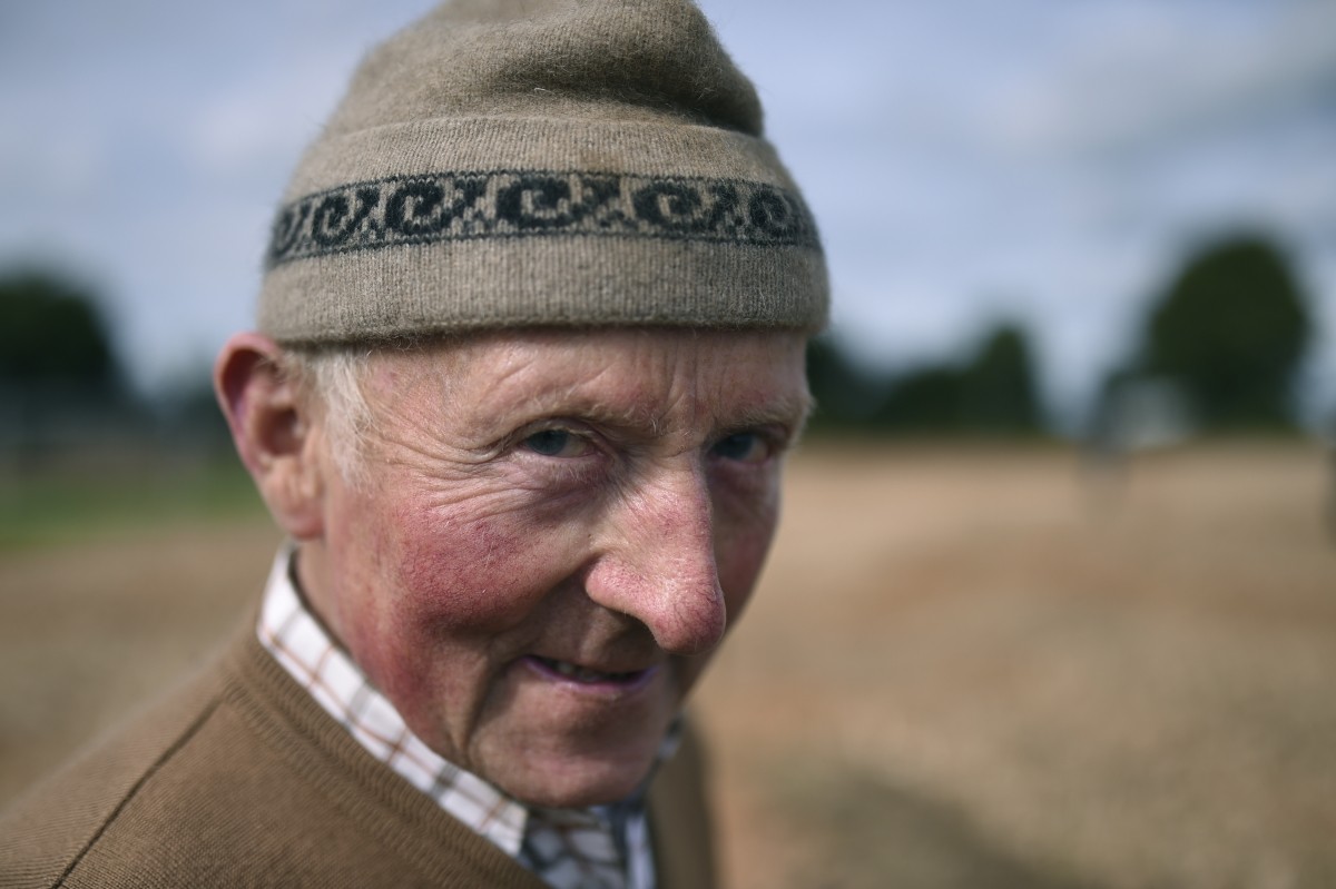 Competitor, JJ Delaney from Cork poses for a picture during the Irish National Ploughing Championships in Tullamore, Ireland September 20, 2016.