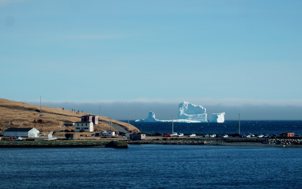 The first iceberg of the season passes the South Shore, also known as Canada iceberg