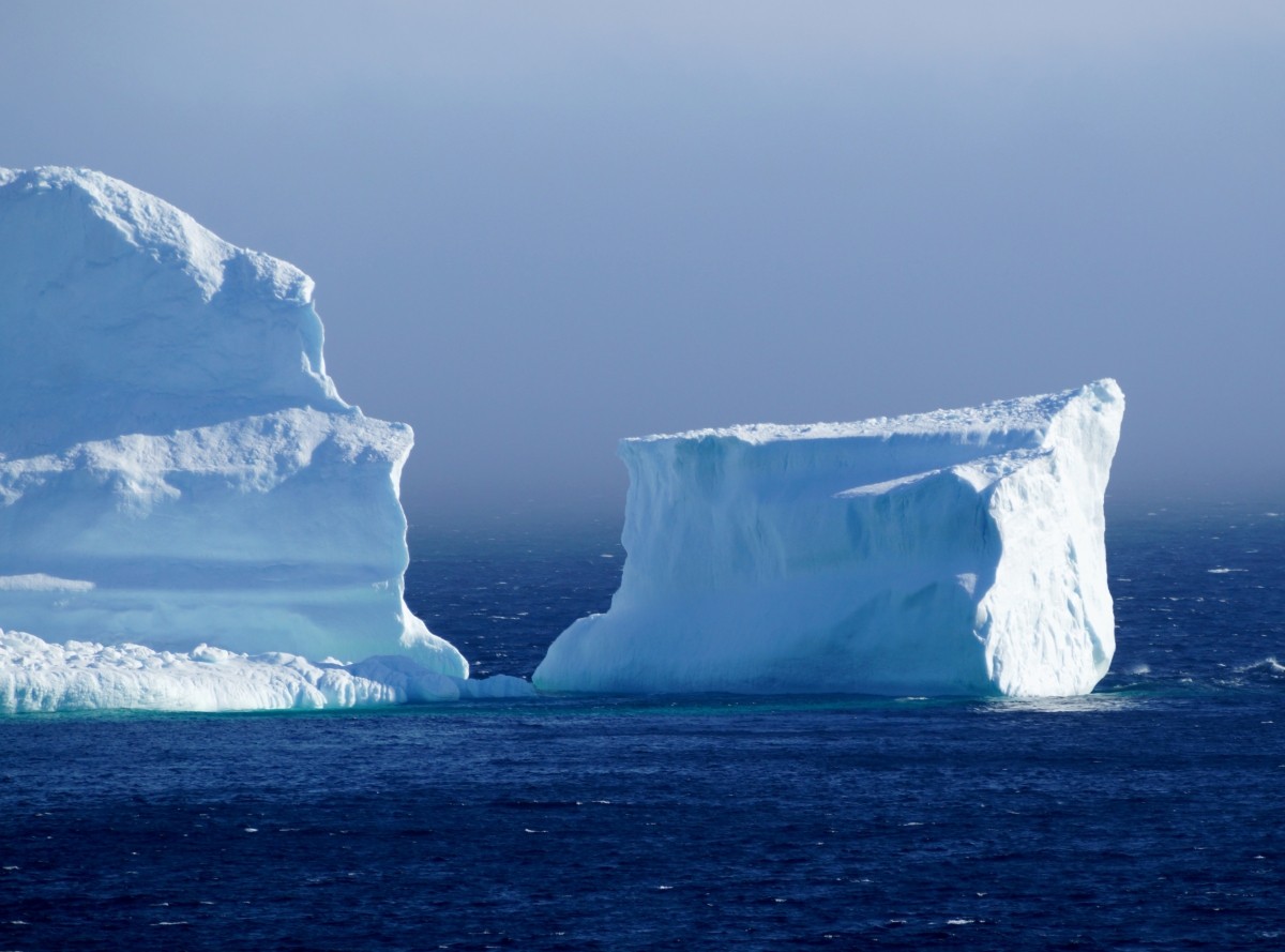 The first iceberg of the season passes the South Shore, also known as Canada iceberg