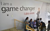 Employees at a IT firm in Bangalore