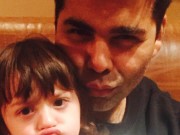 Check out Shah Rukh Khan's son AbRam's adorable pout selfie with Karan Johar Check out Shah Rukh Khan's son AbRam's adorable pout selfie with Karan Johar