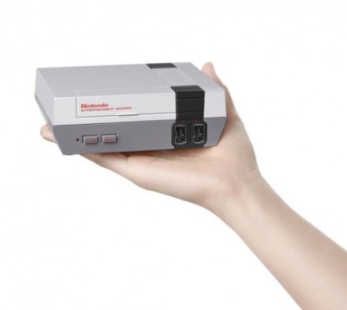 Nintendo's Mini NES Classic Edition that lets players play old 8-bit games. Nintendo NES Classic Edition