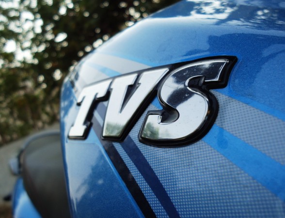 TVS Logo on new Victor TVS Logo