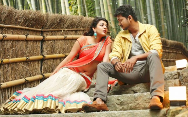 Vijay and Kajal Aggarwal's Jilla Movie Stills - Photos - 600 x 375 jpeg 83kB