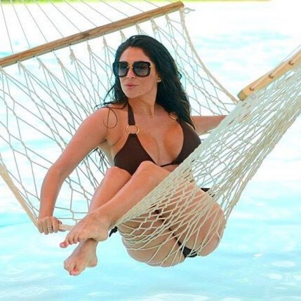Casey Batchelor Flaunts Her Ample Assets In Bikini Photosimages