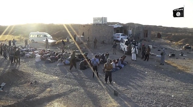 Isis militants took the blindfolded captives to a secluded area and shot them in the head ISIS shooting