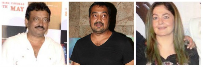 Ram Gopal Varma, Anurag Kashyap and Pooja Bhatt
