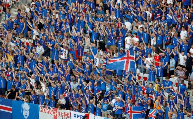 Iceland fans