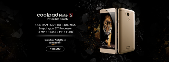 Coolpad Note 5 comparison