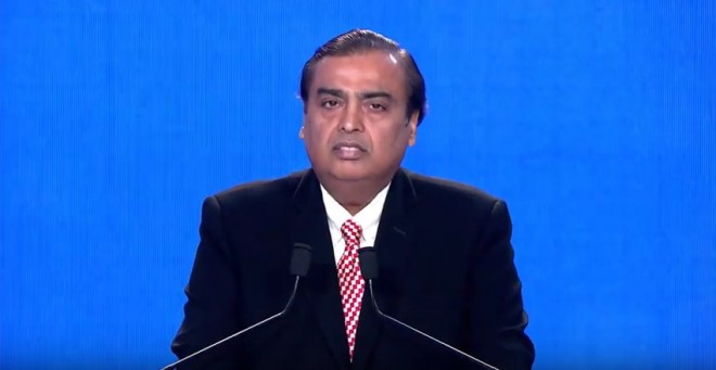 RIL's chairman and managing director Mukesh Ambani