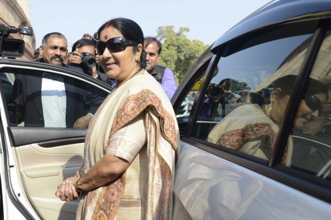 External Affairs Minister Sushma Swaraj at the Parliament in New Delhi, on Dec 14, 2015. Sushma Swaraj