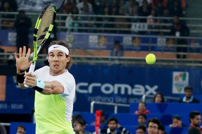 Rafael Nadal was brilliant for the Indian Aces in their win over the UAE Royals Rafael Nadal Indian Aces