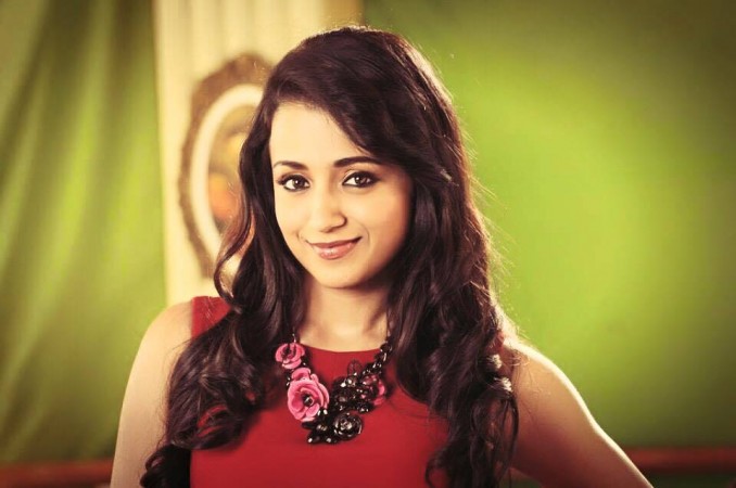 Many celebrities have sent birthday wishes to the actress on Twitter. Pictured: A photo of Trisha Krishnan. Trisha