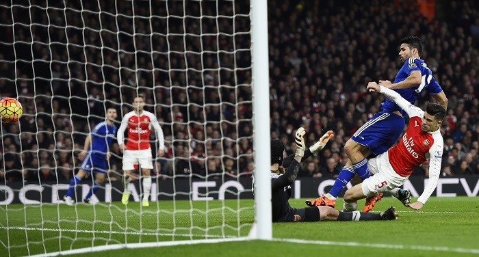 Arsenal will need to stop Diego Costa if they are to beat Chelsea in the Premier League Arsenal Diego Costa Chelsea
