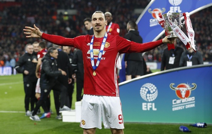 Image result for ibra efl cup win