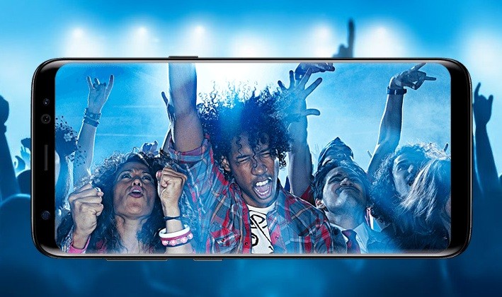 Samsung Galaxy S8 handset seen in the company's official website Samsung Galaxy S8 handset seen in the company's official website