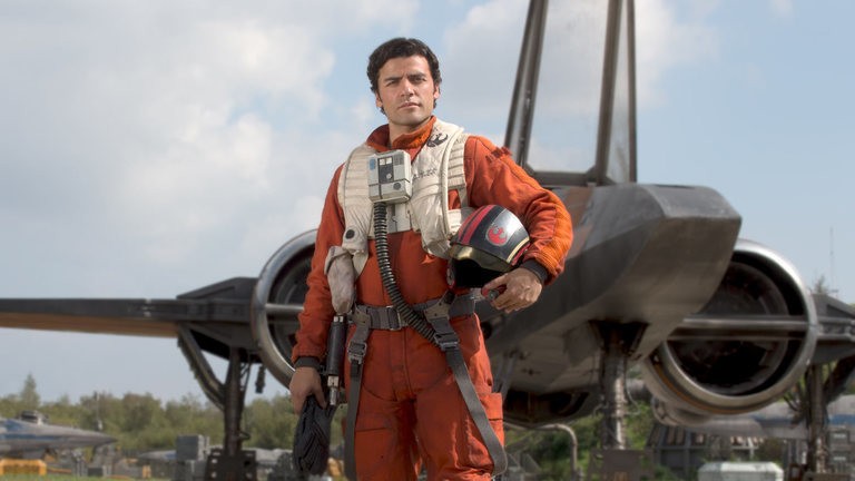A commander in the Resistance's Starfighter Corps named Poe Dameron in Star Wars The Last Jedi. Star Wars