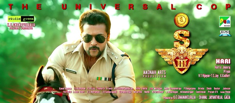 The teaser of Singam 3 aka S3 is out online. Singam 3