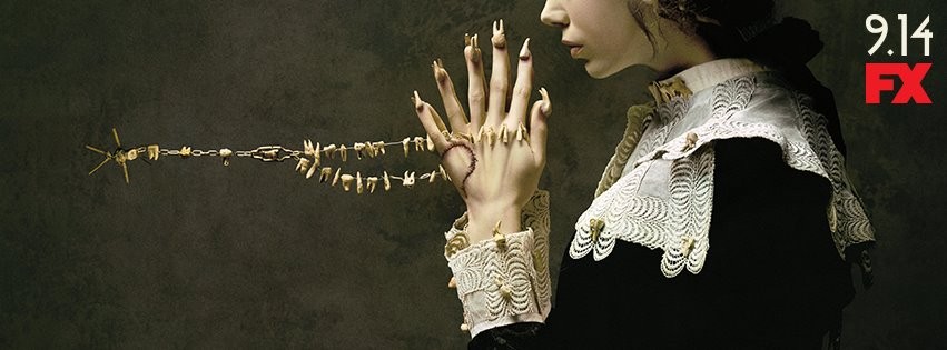 Pictured: The poster for American Horror Story Season 6. American Horror Story