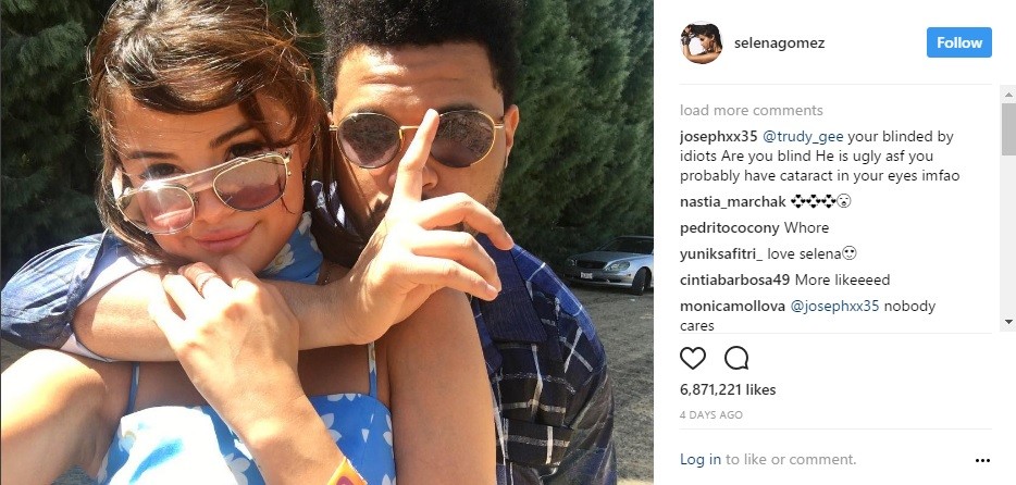 Selena Gomez and The Weeknd