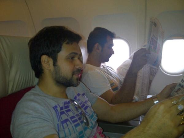 Actor Emraan Hashmi and director Kunal Deshmukh heading to New Delhi to promote “Jannat 2” Photo