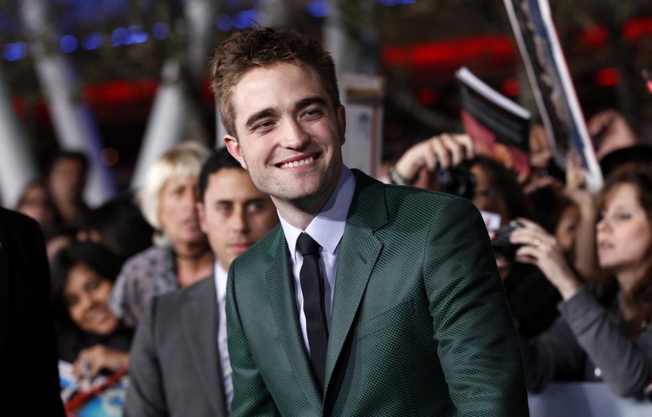 Cast member Pattinson poses at the premiere of Robert Pattinson
