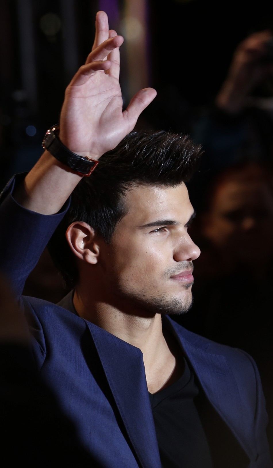 Actor Taylor Lautner arrives for the European premiere of The Twilight Saga: Breaking Dawn Part 2 in London Taylor Lautner