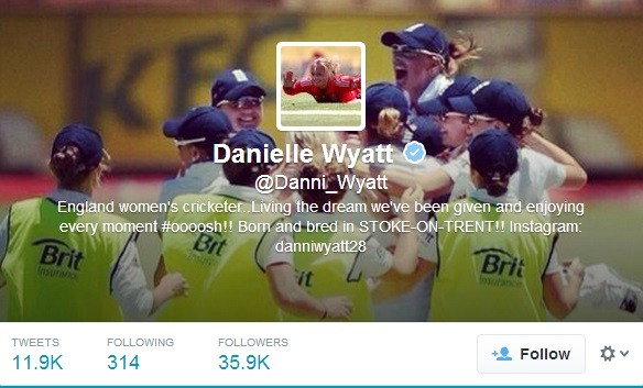 Danielle Wyatt, a member of the women's cricket team in England, has become the butt of all jokes after she proposed Indian Cricketer Virat Kohli for marriage in a bold Twitter post. (Image: Twitter Screen Shot)