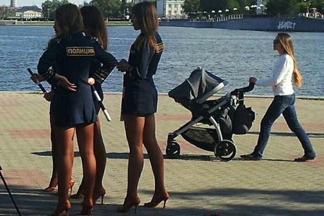 Russian Women Police Are 100