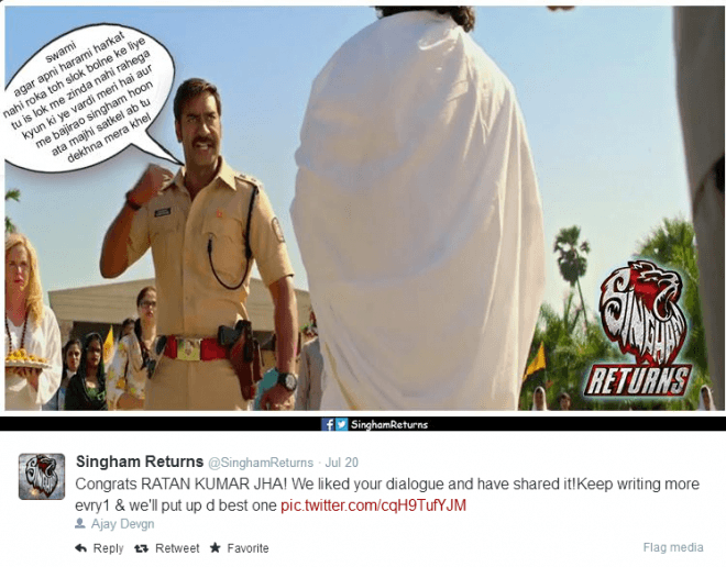 AntiHinduBollywood: Twitterati Calls for Boycott of 'Singham Returns' [Video]  - World Hindu News