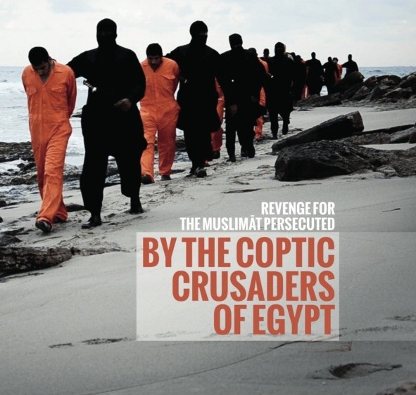 The issue 7 of ISIS' English propaganda magazine carries a report on the 21 Egyptian Coptic Christians kidnapped in Libya.