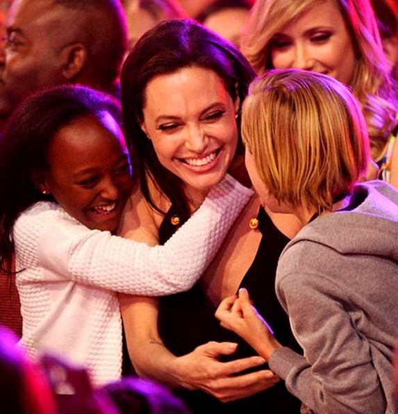 Angelina Jolie spends quality time with her kids.