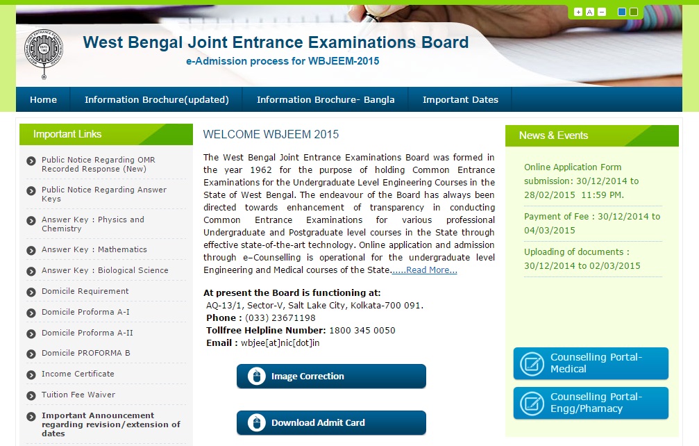 WBJEE Results 2015 Announced; Where And How To Check Scores, Ranks Online