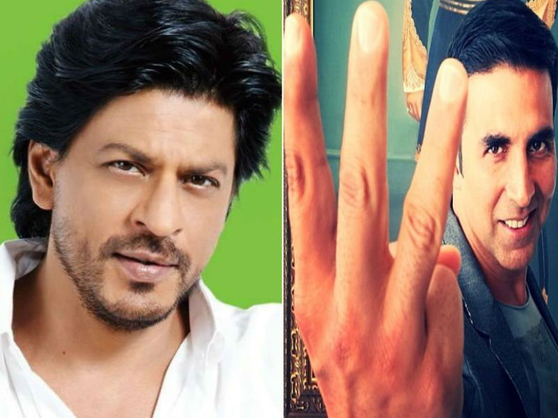 Is Shah Rukh Khan trying to compete with Akshay Kumar?