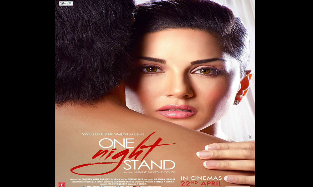 Poster One Night Stand Poster Sunny Leone Biopic Fans liked Sunny Leone's 'One Night Stand' teaser more than Richa
