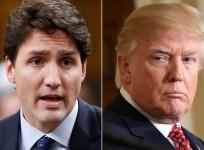 Donald Trump welcomes Justin Trudeau to White House