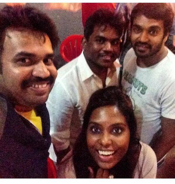 Yuvan, Vasuki Bhaskar, Hari Bhaskar and Premgi Amaren - Yuvan--Vasuki-Bhaskar--Hari-Bhaskar-and-Premgi-Amaren