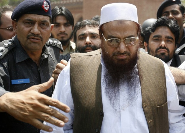 Police escort founder of Lashkar-e-Taiba Hafiz Saeed in Lahore