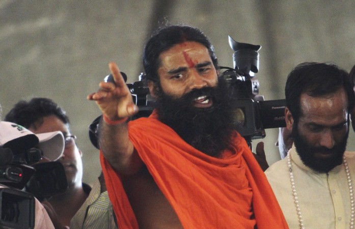 India's yoga guru Baba Ramdev speaks at a news conference in New Delhi (file picture) Baba Ramdev