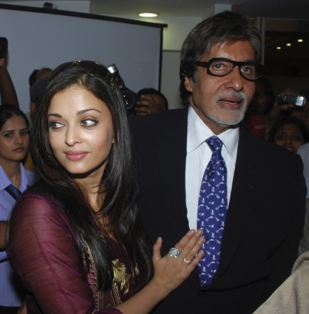 Amitabh Bachchan with bahu Aishwarya Rai Amitabh Bachchan with bahu Aishwarya Rai