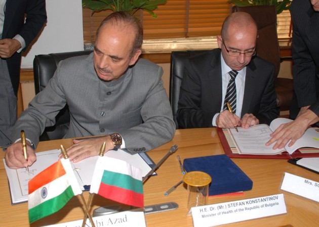 Ghulam Nabi Azad and Stefan Konstantinov