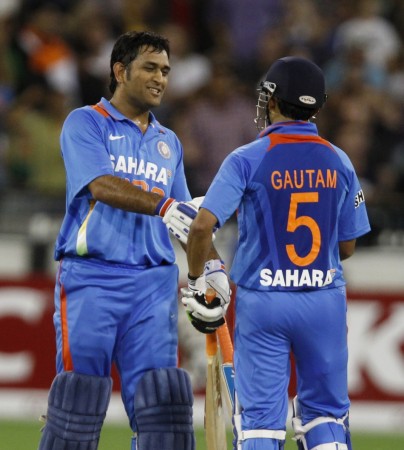 Gautam Gambhir, Mahendra Singh Dhoni