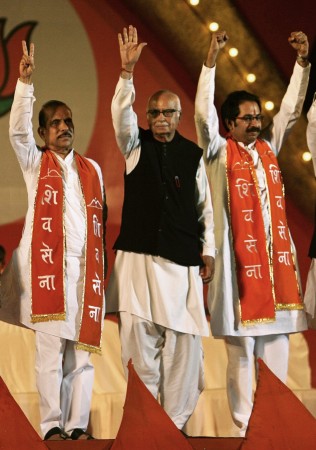 BJP-Shiv Sena/ L K Advani, Uddhav Thackeray, Manohar Joshi