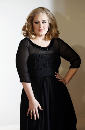 Multiple Grammy Award winner Adele arrives for the BRIT Music Awards at the O2 Arena in London