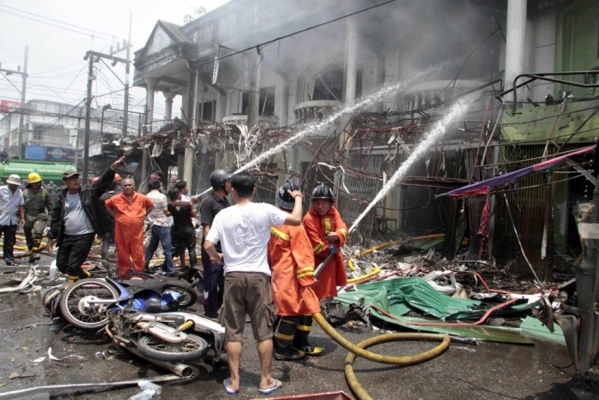 Bomb blast in southern Thailand's Yala province