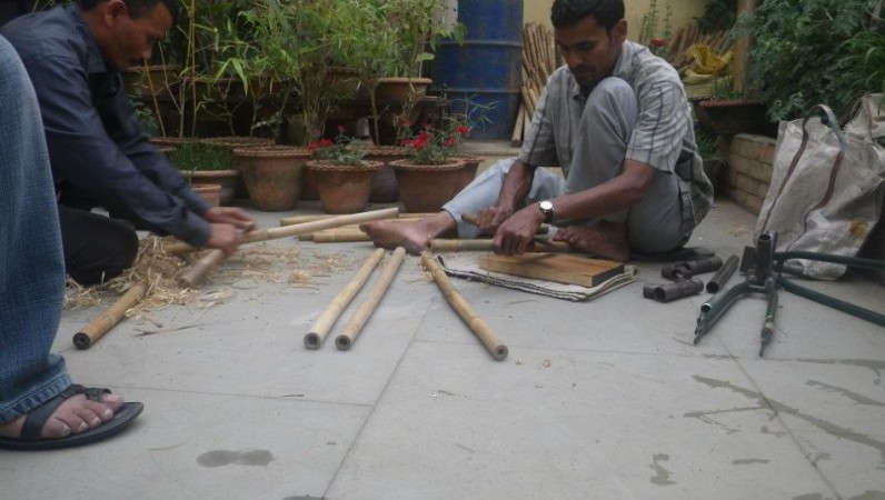 Bamboo bicycle
