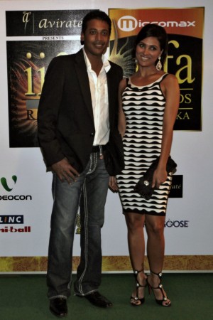 Actress Lara Dutta (R) and Indian tennis player Mahesh Bhupathi (Photo Reuters) Lara Dutta (R), Mahesh Bhupathi
