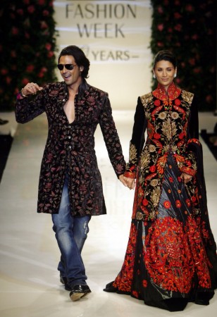 Bollywood actor Arjun Rampal and wife Mehr Jesia